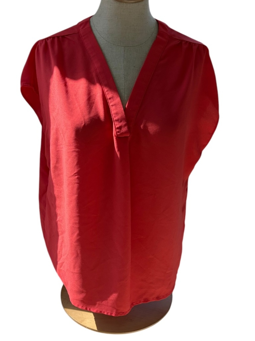 Banana Republic Coral sleeveless blouse SPRING M
